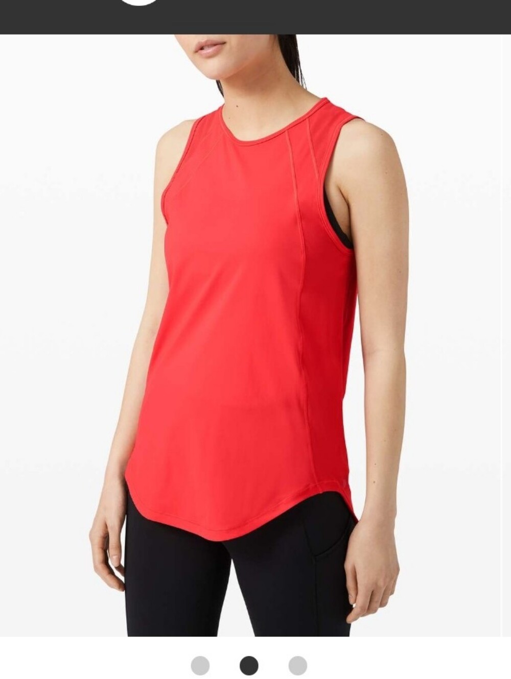 lululemon athletica Sculpt Tank in Carnation Red